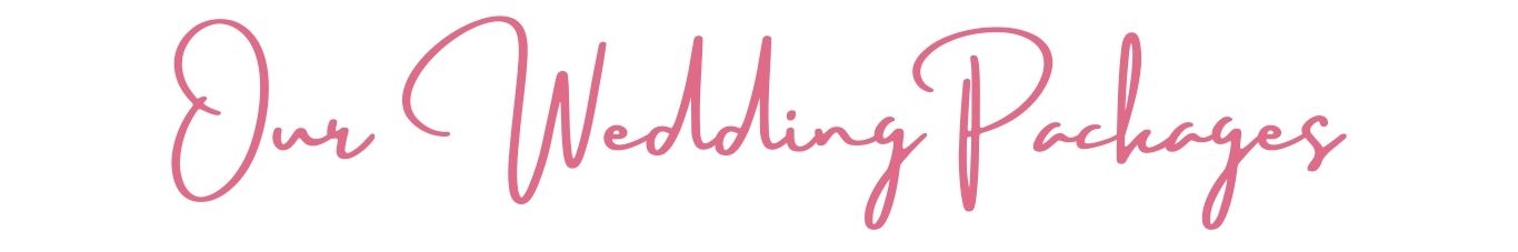 wedding package sign